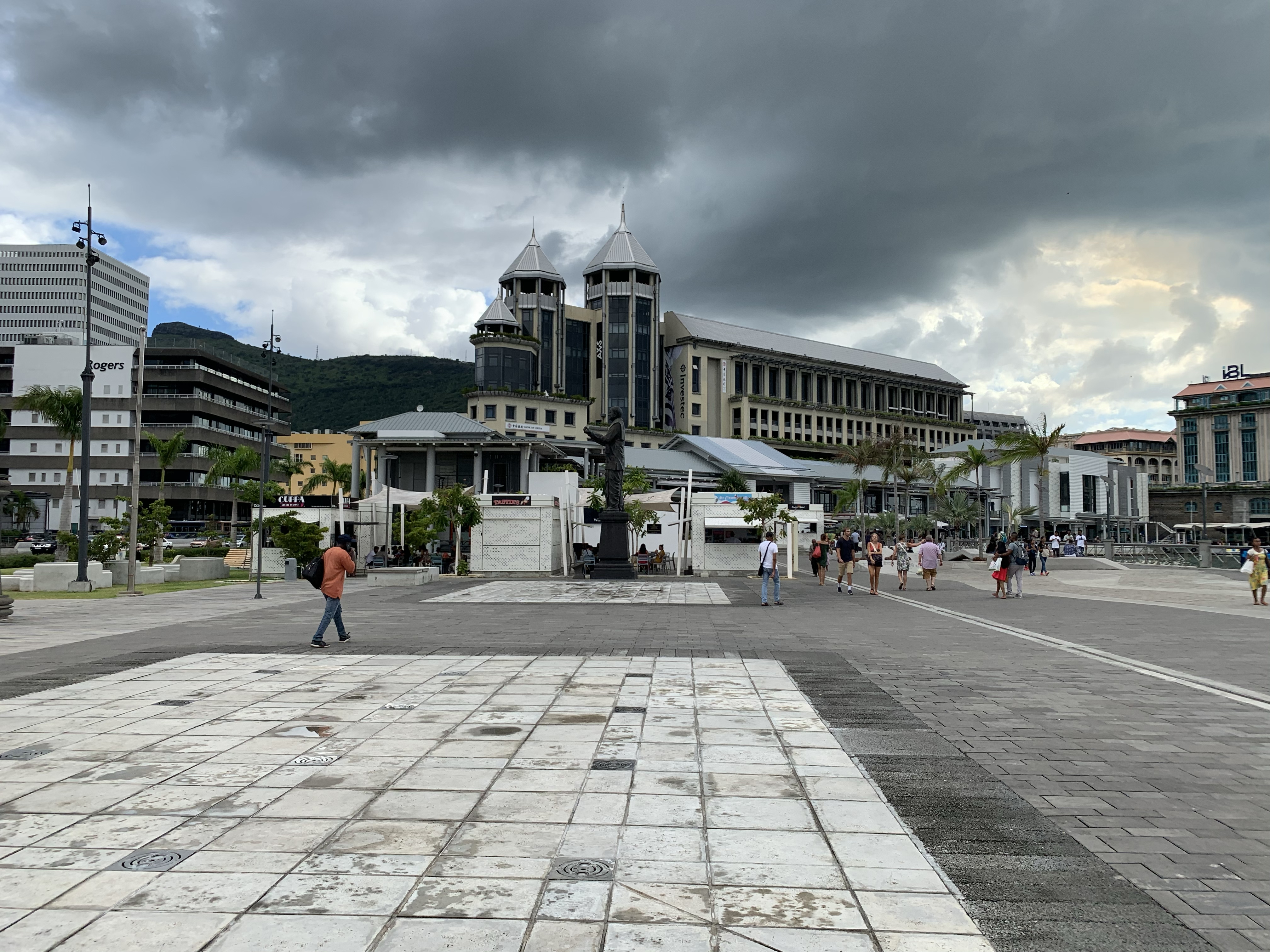 Place du Caudan Waterfront à Port-Louis, Maurice